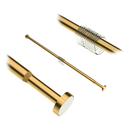 Карниз для ванной WasserKRAFT Aisch SC-551120 золото фото