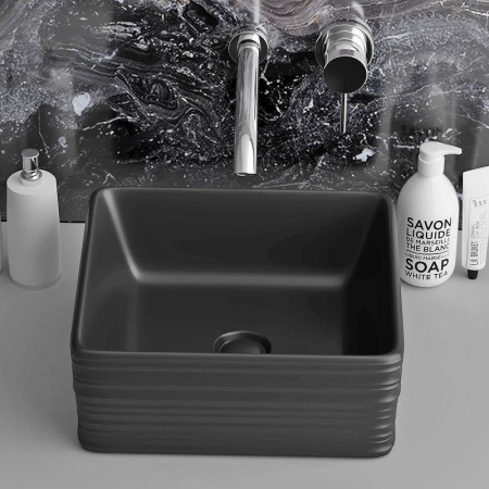 Раковина-чаша Grossman 40 GR-3026BM черная матовая фото