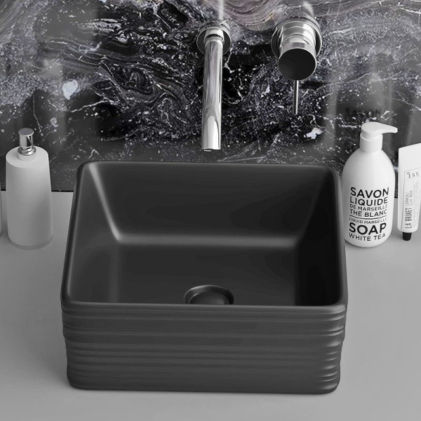 Раковина-чаша Grossman 40 GR-3026BM черная матовая фото