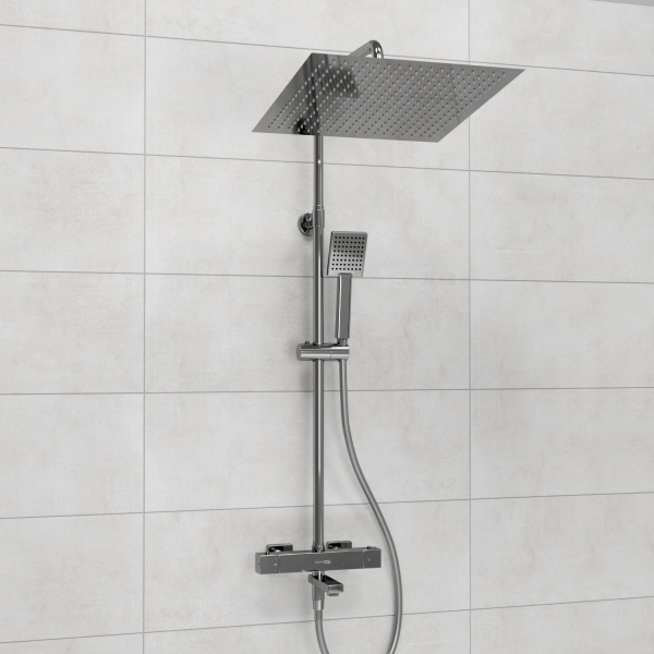 Душевая система (стойка) с термостатом WasserKRAFT Thermo A199.119.141.087.CH хромоникель фото