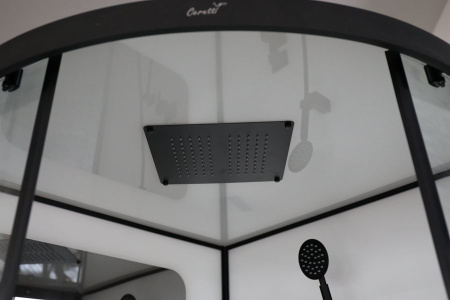 Душевая кабина Cerutti SPA Viva VIVA101B 100x100 черная фото