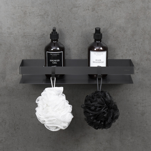 Металлическая полка Lemark Shelf Line 9776054 графит фото