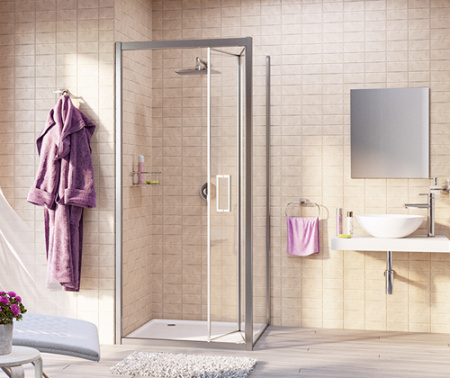 Душевой уголок WasserKRAFT Weser 78F03 90х90 фото