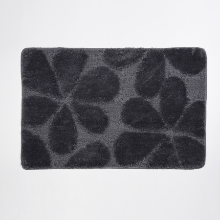Коврик для ванной WasserKRAFT Diemel BM-2212 Charcoal Gray 90x60 фото