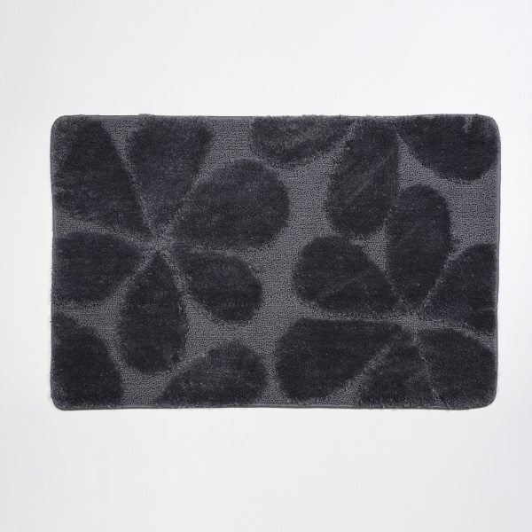 Коврик для ванной WasserKRAFT Diemel BM-2212 Charcoal Gray 90x60 фото