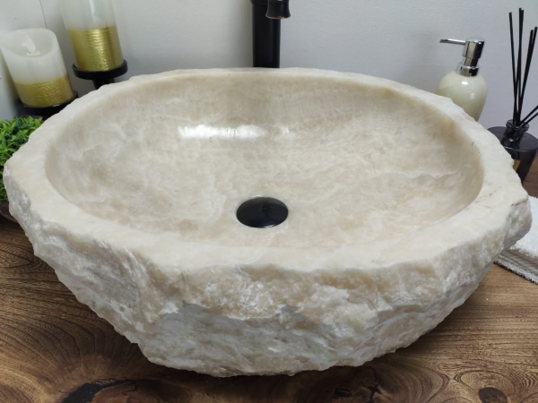 Раковина из оникса Indo Erozy Блитар EO-00060 фото
