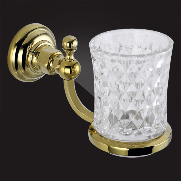 Стакан для зубных щеток Elghansa Praktic Gold PRK-412-Gold фото