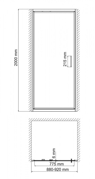 Душевая дверь WasserKRAFT Salm 27I04 фото
