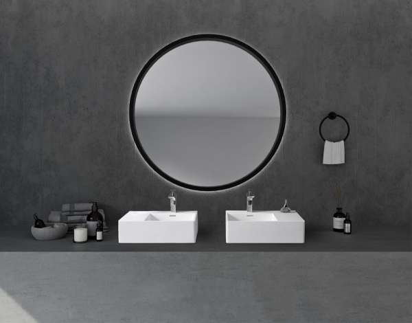 Накладная раковина Abber Stein AS2644 L 56x38 белая матовая фото