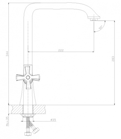 Смеситель для кухни Rossinka Z Z02-70U фото