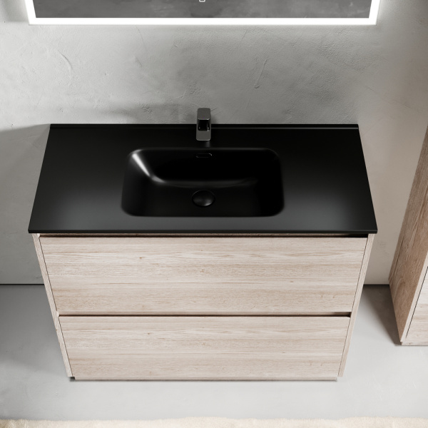 Тумба под раковину Sancos Libra Floor LB100FEG дуб галифакс натуральный фото