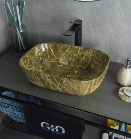 Накладная раковина GID MNC178 43,5х32,5 фото