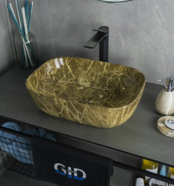 Накладная раковина GID MNC178 43,5х32,5 фото