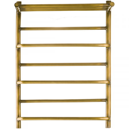 Полотенцесушитель водяной Garcia Ницца с полочкой 7П 50х70 античная бронза фото