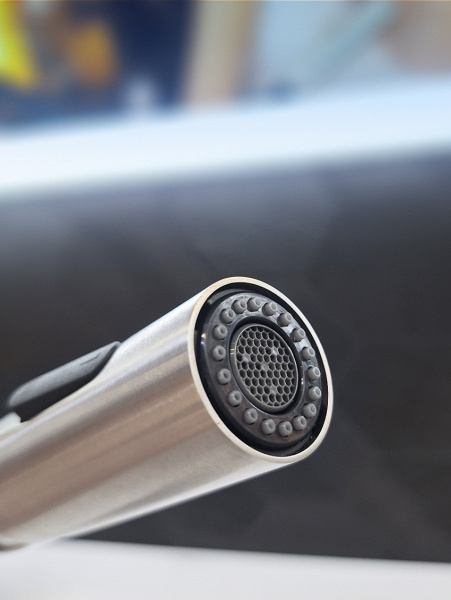 Смеситель для кухни с подключением к фильтру AltroBagno Flusso 050201Ni никель фото