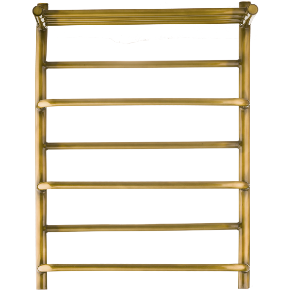 Полотенцесушитель электрический Garcia Ницца с полочкой 7П 50х70 античная бронза фото