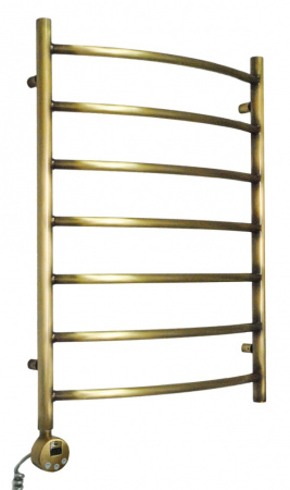Полотенцесушитель электрический Domoterm Калипсо П7 (500х700) (бронза) левый фото