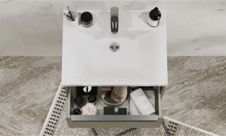 Тумба под раковину Акватон Хоуп 60 1A287201HP9D0 хаки фото