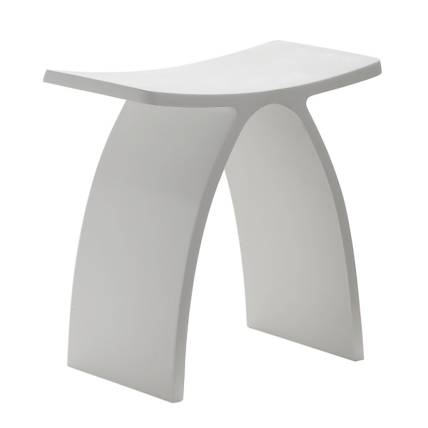 Стульчик для ванной ABBER Stein AS1639 белый матовый фото