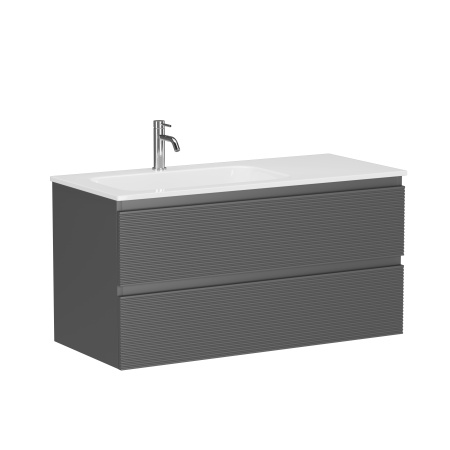 Тумба под раковину Sancos Folk FL100LGS Grey soft фото