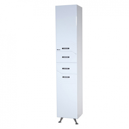 Шкаф-пенал Bellezza Дрея-35 с бельевой корзиной фото