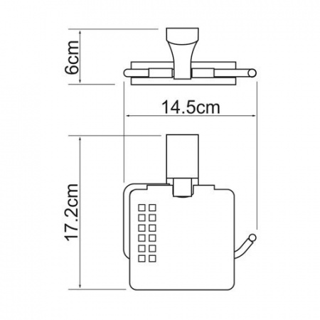 Держатель для туалетной бумаги WasserKRAFT Leine K-5025WHITE фото