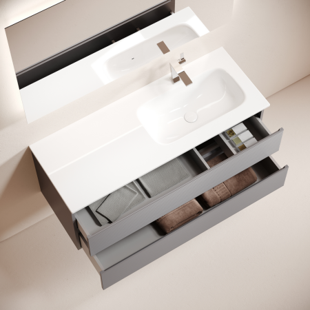 Тумба под раковину Sancos Folk FL120RGS Grey soft фото