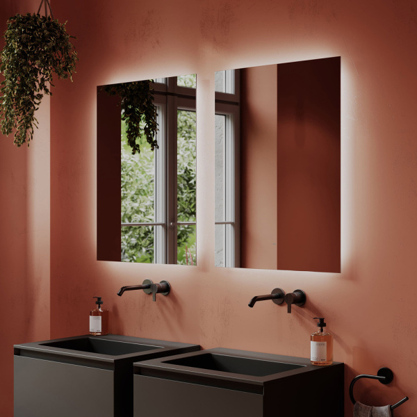 Зеркало с подсветкой Sancos Square SQ600 60x80 фото