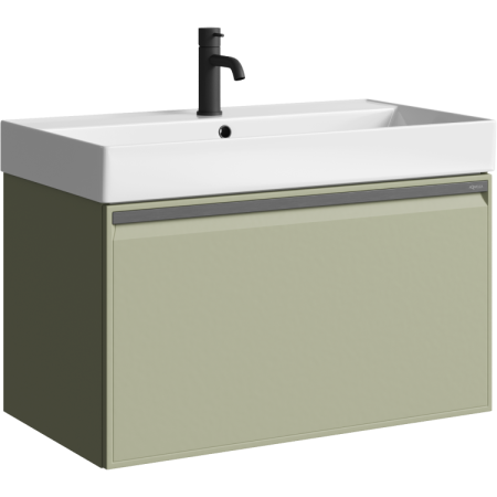 Тумба под раковину Aqwella Pure 81 PUR0108SH шалфей зеленый фото