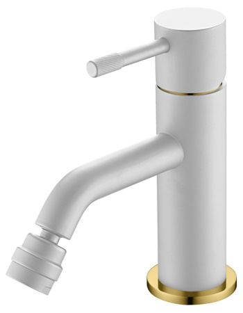 Смеситель для биде Boheme Uno 466-WG White Gold фото