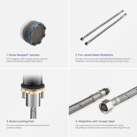 Смеситель для раковины Timo Saona 2361/03F Черный фото