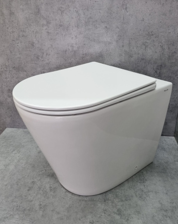 Унитаз приставной CeramaLux NS-3178 с сиденьем soft close фото