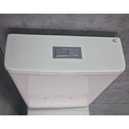 Унитаз напольный безободковый CeramaLux N NS2177 с сиденьем фото