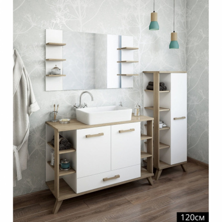 Тумба под раковину Sanflor Ингрид С0001917 120 см фото