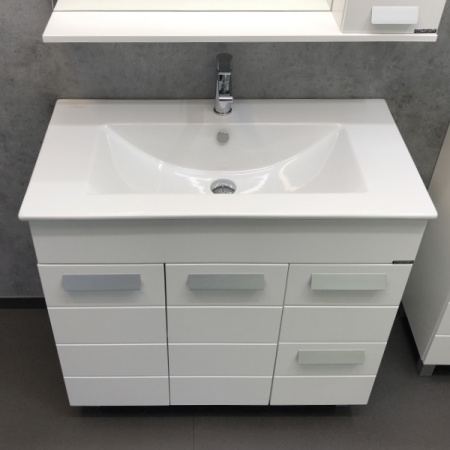 Тумба Comforty Модена М-90 с раковиной Quadro 90 фото