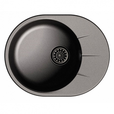 Мойка кухонная Ewigstein Rund R- 45F черный фото