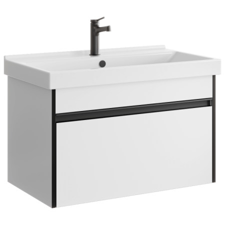 Тумба под раковину Aqwella Urban 80 URB0108W белая фото