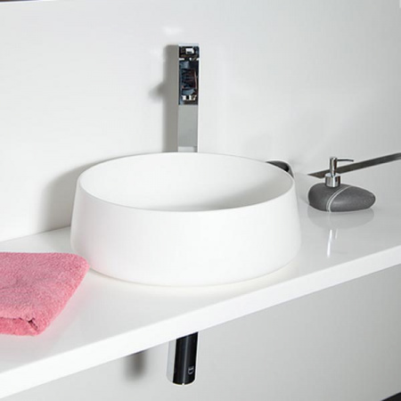 Накладная раковина Montebianco Migliore Colosseus 11052 43х43 матовая фото