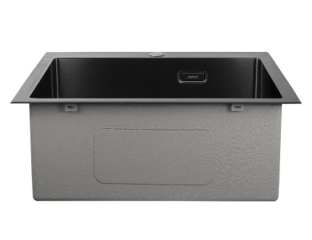 Кухонная мойка из нержавеющей стали Kaiser KSM-5455 54x51 Gun metal фото