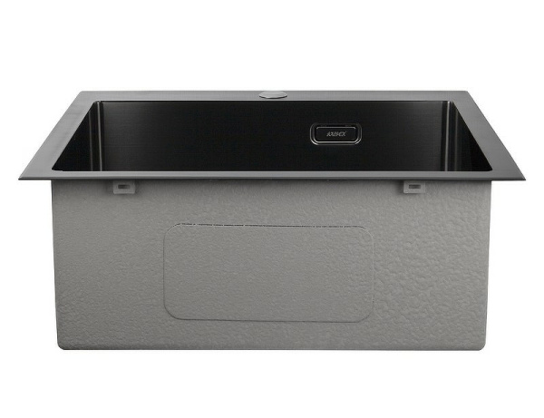 Кухонная мойка из нержавеющей стали Kaiser KSM-5455 54x51 Gun metal фото