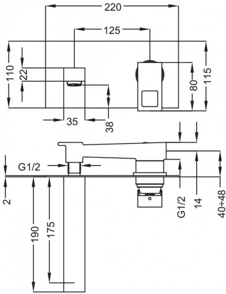 Смеситель для раковины Cezares Molveno MOLVENO-BLS2-01-Cr фото