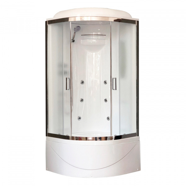 Душевая кабина Royal Bath ВК RB90BK2-M-CH 90x90 фото