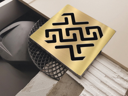 Душевой трап Berges Wasserhaus Platz Antik 092060 10 см фото