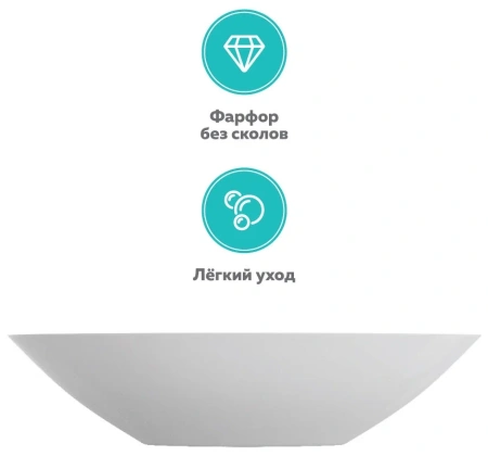 Накладная раковина OWL 1975 Curve OWLB191045 59x40 фото