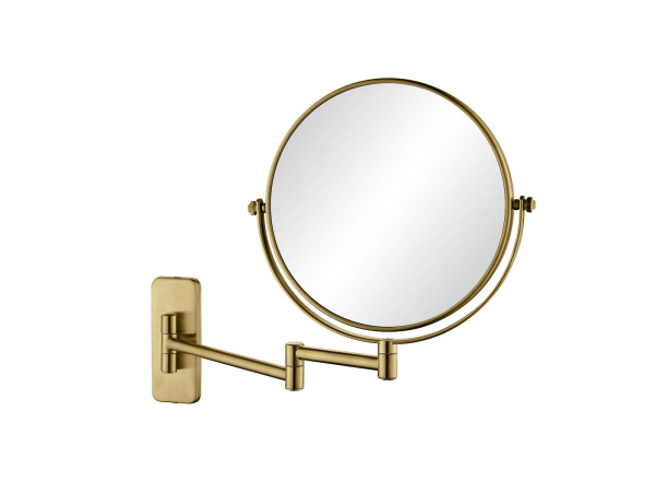 Косметическое зеркало для ванной Timo Saona 13076/20 Золото шлифованное фото
