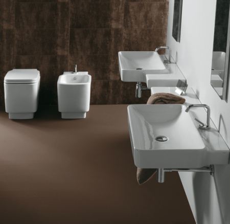 Подвесная раковина Simas Flow FL02bi*1 88 см фото