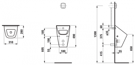 Писсуар Laufen Vila 8.4114.2.000.000.1 фото