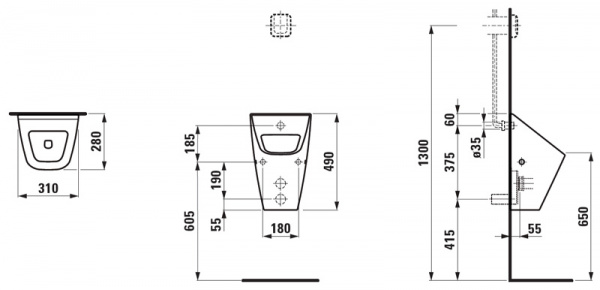 Писсуар Laufen Vila 8.4114.2.000.000.1 фото