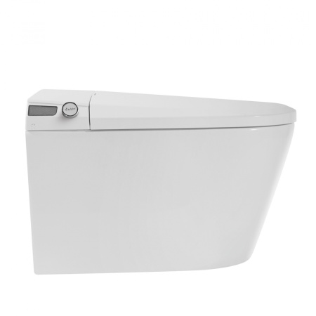 Электронный унитаз-биде импульсный Abber Bequem AC1119S с инсталляцией AC0101P2 фото