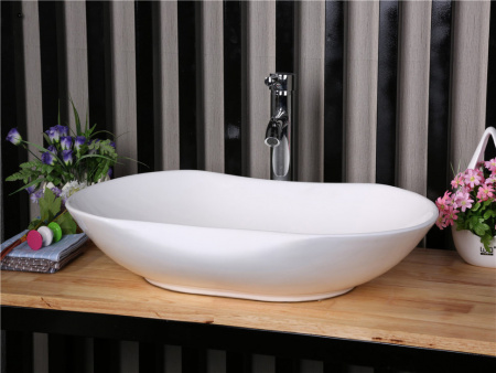 Накладная раковина CeramaLux N 9175 66,5х41 фото